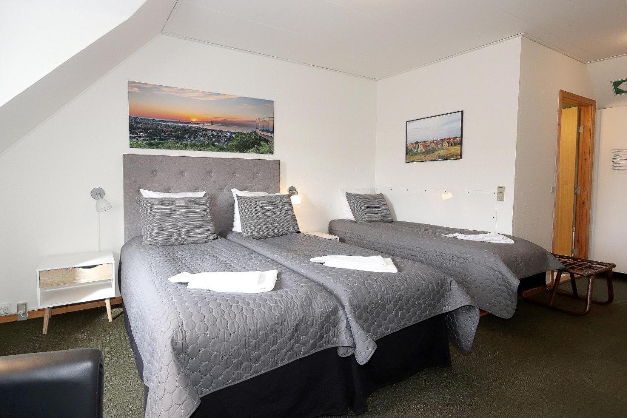 Svalereden Strand Camping Cottages Sæby المظهر الخارجي الصورة