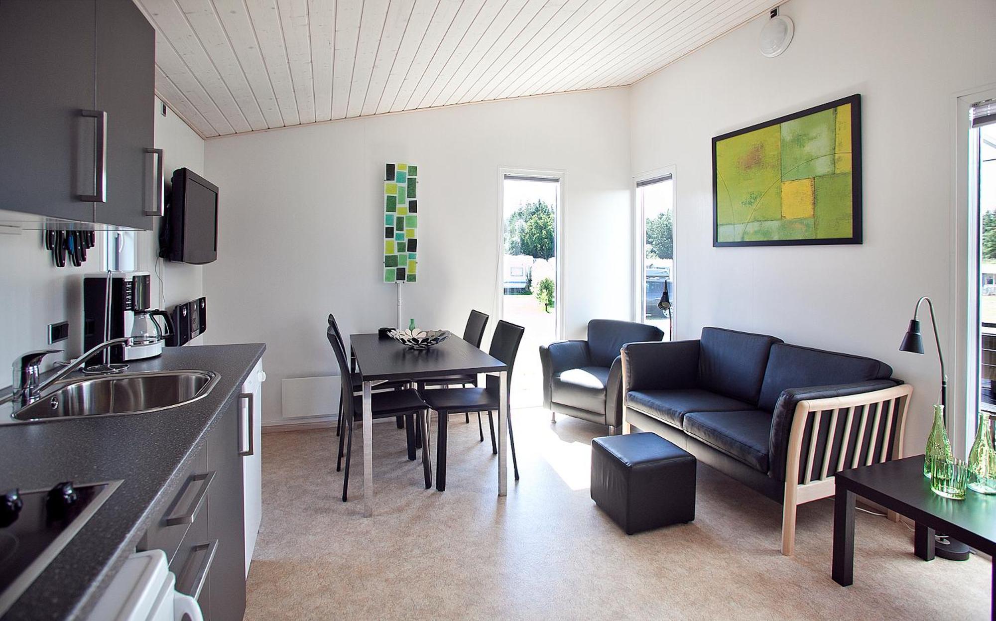 Svalereden Strand Camping Cottages Sæby المظهر الخارجي الصورة