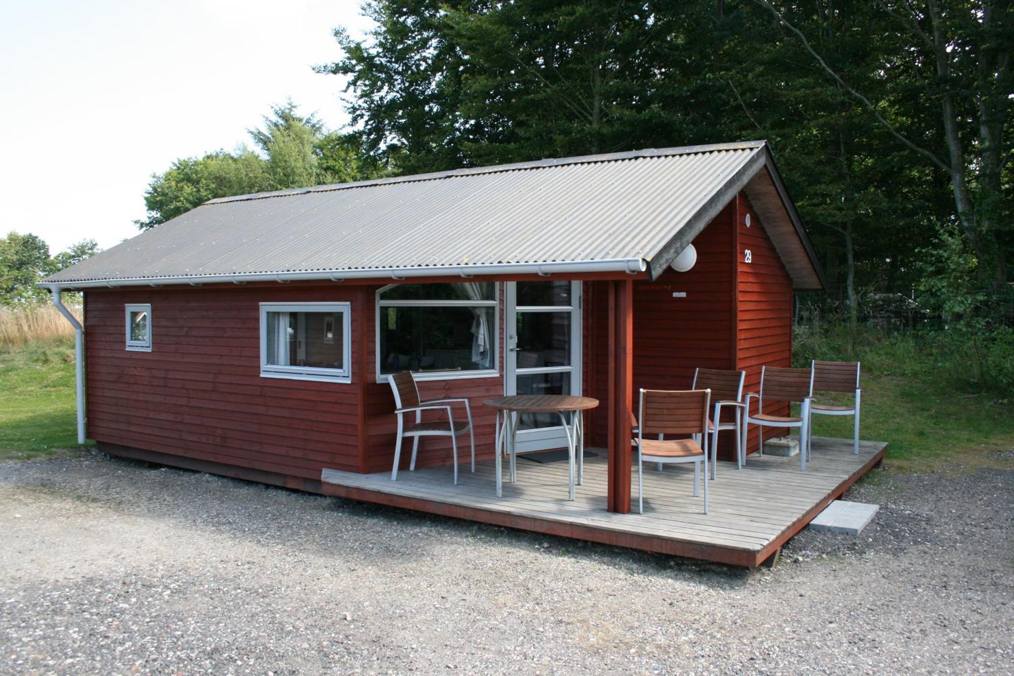 Svalereden Strand Camping Cottages Sæby المظهر الخارجي الصورة